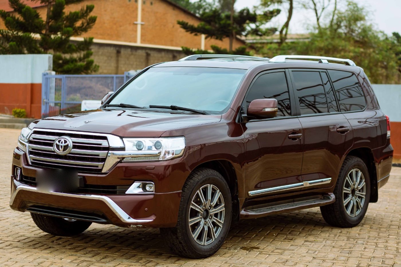SUV ready for handover in Abidjan, Ivory Coast